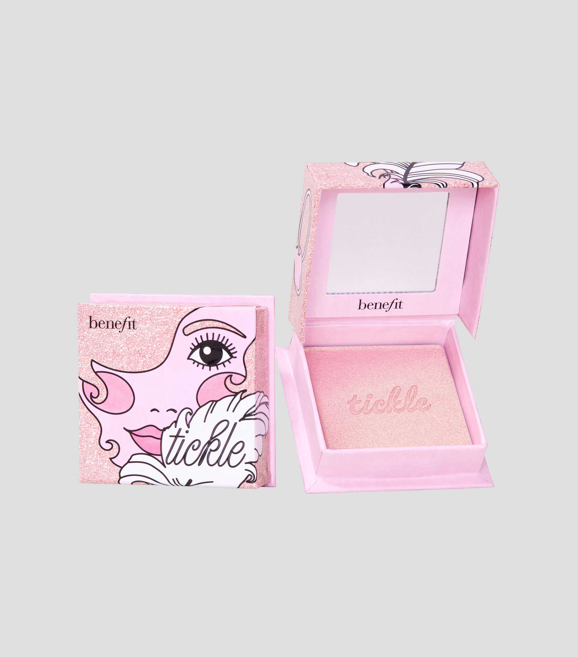 Iluminador Tickle Golden Pink Super-Silky, 8 gr